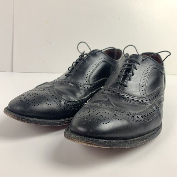 ALLEN EDMONDS McAllister 11.5  Wingtip Mens Black Oxford Leather Dress Shoe main image 8